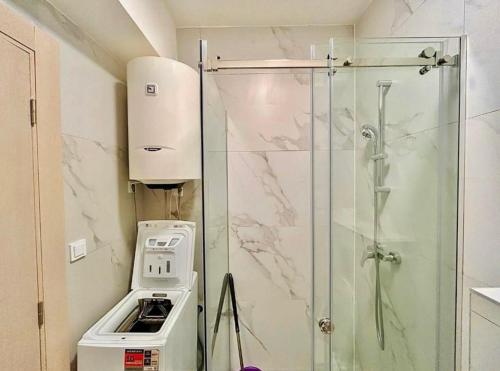 Ένα μπάνιο στο Modern and luxury apartment