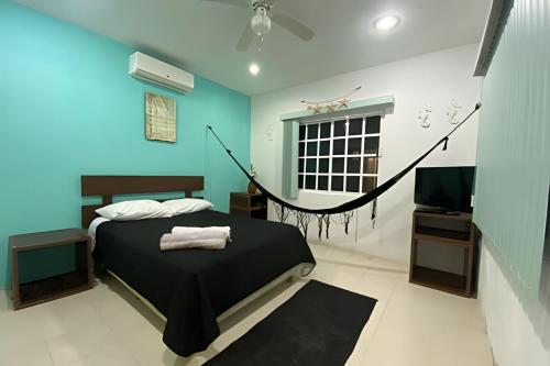 Ένα ή περισσότερα κρεβάτια σε δωμάτιο στο La Casa de los Chofas