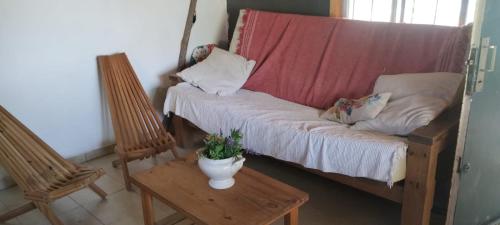 Ένα ή περισσότερα κρεβάτια σε δωμάτιο στο Quinta el retiro