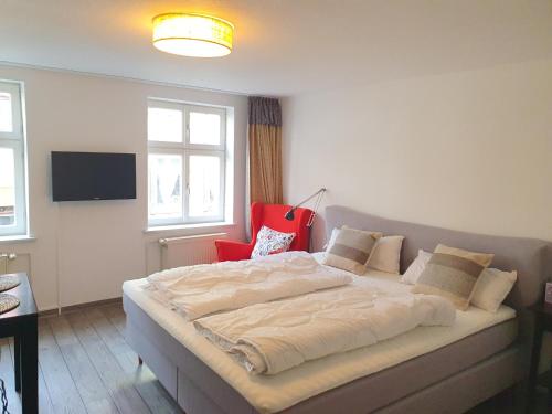 Μια τηλεόραση ή/και κέντρο ψυχαγωγίας στο Bleibe am Kirchhof