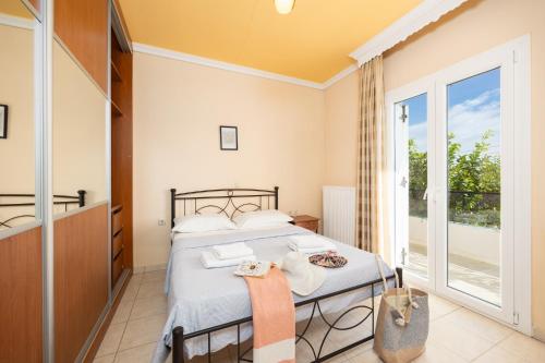 Ένα ή περισσότερα κρεβάτια σε δωμάτιο στο Villa Spartera