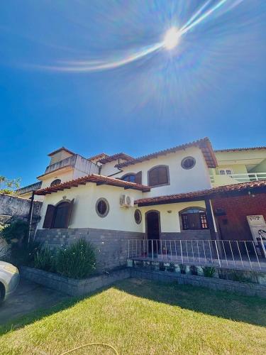 Bygningen som feriehuset ligger i