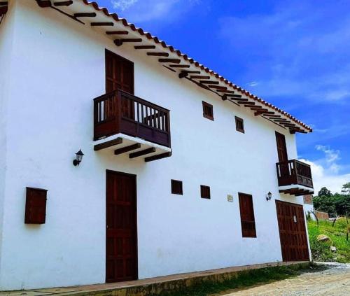 Bygningen som pensionatet ligger i