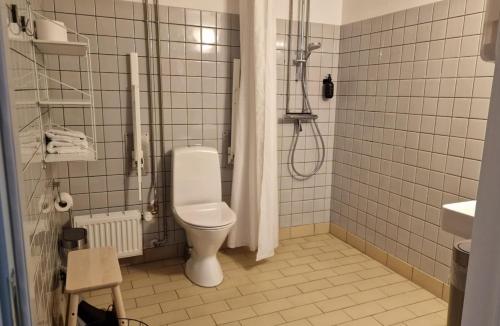 Ένα μπάνιο στο Hotel Udsigten Marstal