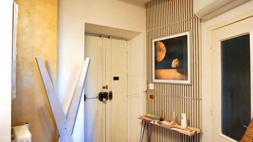 Et badeværelse på Attico elegante con splendida vista sul Po e Superga