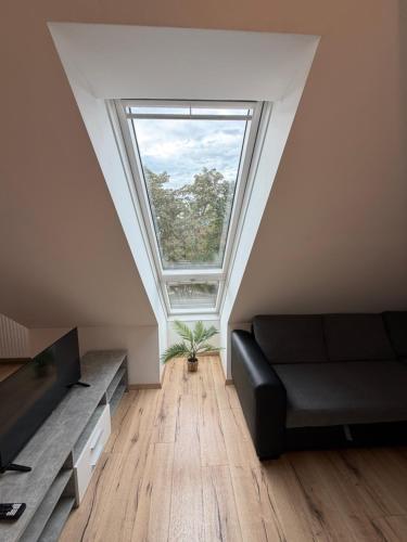 Χώρος καθιστικού στο Modernes Zentrales Apartment