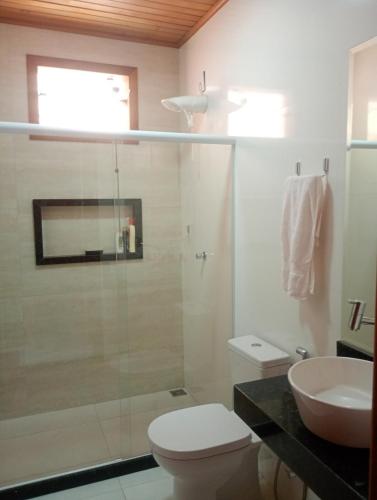 Et badeværelse på Casa do Alto