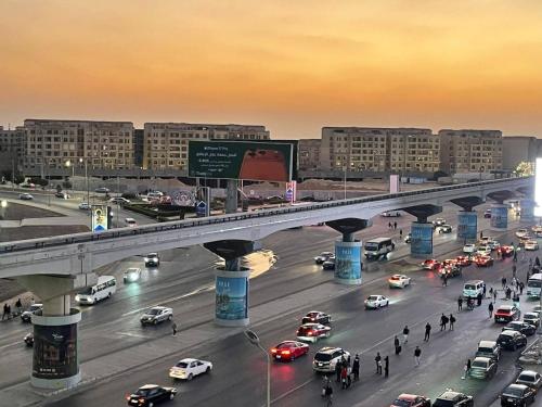 Γενική άποψη της πόλης Κάιρο ή θέα της πόλης από  αυτό το ξενοδοχείο διαμερισμάτων