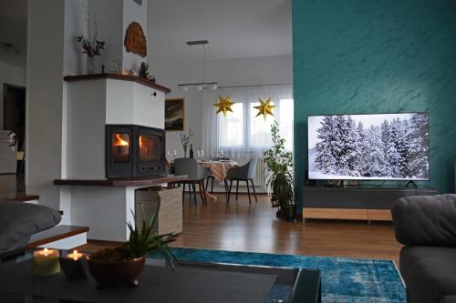 Μια τηλεόραση ή/και κέντρο ψυχαγωγίας στο Villa Luka