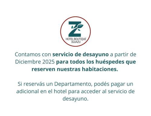 a screenshot of a cell phone with a sticker on it at Z Hotel Boutique in Puerto Iguazú