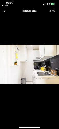 Køkken eller tekøkken på Petit soleil