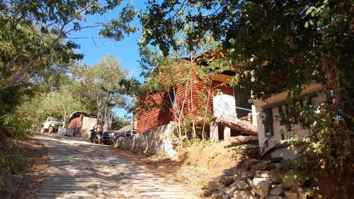 En have udenfor Cabaña Punta del Cielo