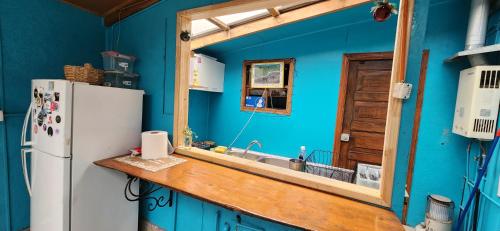 Η κουζίνα ή μικρή κουζίνα στο Hostal Castro Chiloé - Chacabuco #279