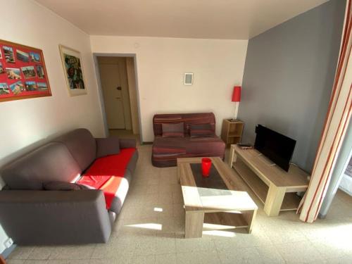 Appartement en bord de plage pour 4 personnes avec loggia à Argelès-sur-Mer - FR-1-837-55