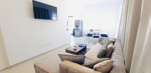 Μια τηλεόραση ή/και κέντρο ψυχαγωγίας στο Cozy Cove St Helena