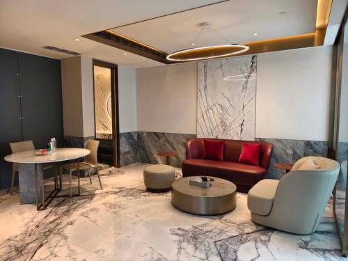 Χώρος καθιστικού στο Yashan Tianlai S High-Rise Hotel (Chengdu chunxi road Tianfu Square)