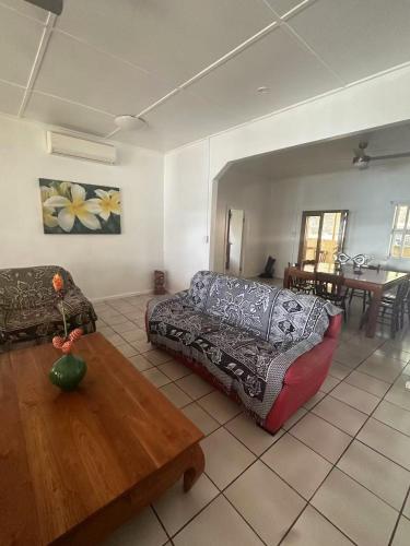 Zona d'estar a Blue Marlin Lodge
