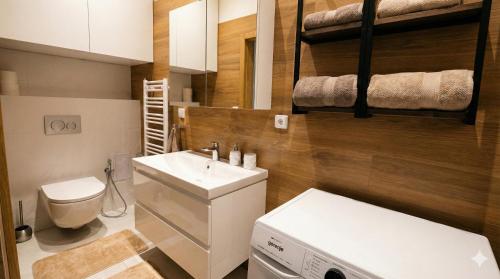 Ένα μπάνιο στο Samaya Apartment