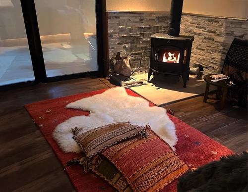 Postel nebo postele na pokoji v ubytování HANZ OUTDOOR RESORT -formerly GLAMPING VILLA HANZ KAWAGUCHIKO