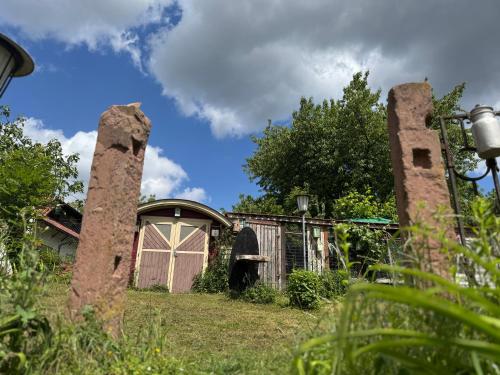 Jardín al aire libre en Apartment Villa Kunterbunt 2 EUROPAPARK RULANTICA STRAẞBOURG