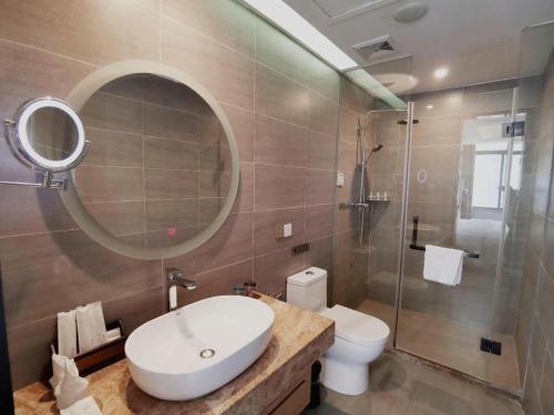 Ένα μπάνιο στο Lavande Hotel Wuhan Wangjiawan Subway Station Branch