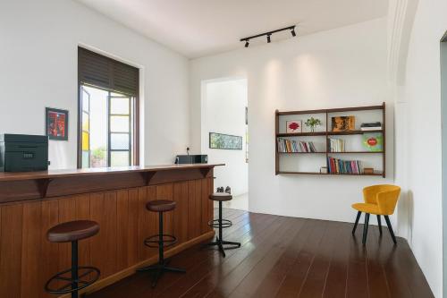 Knihovna v prázdninového domu