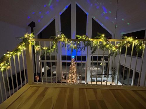 Μπαλκόνι ή βεράντα στο Chalet Le Valkea - Spa & Mountain