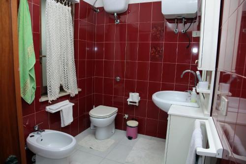 Ένα μπάνιο στο Casa Vacanze Bouganville