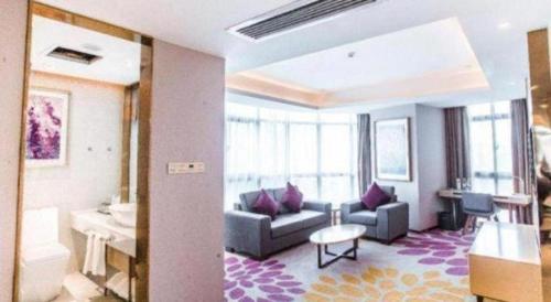 Posezení v ubytování Lavande Hotels Xuzhou Yunlong Wanda Medical University