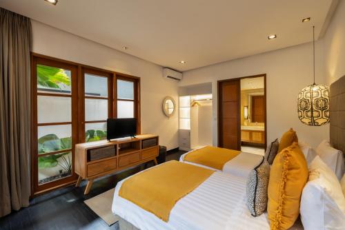 Postel nebo postele na pokoji v ubytování Villa Dee 6