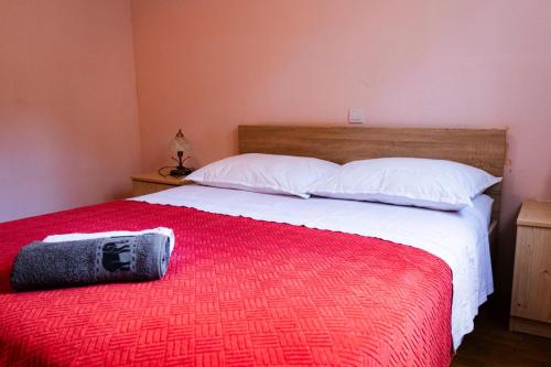 Postel nebo postele na pokoji v ubytování Nina