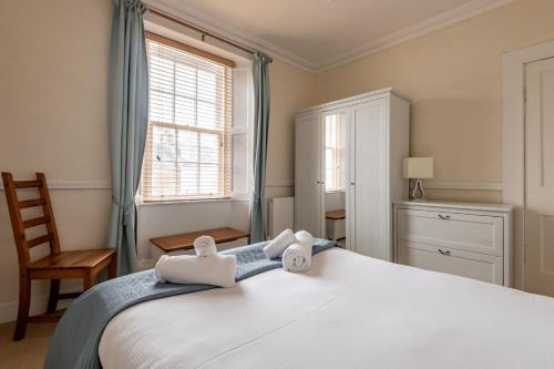 Ένα ή περισσότερα κρεβάτια σε δωμάτιο στο Toll Green View - Elie