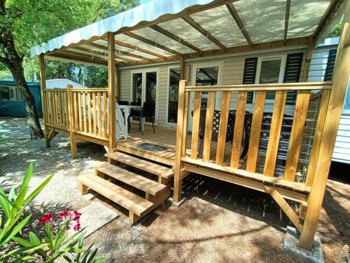 Chalet te huur camping zee