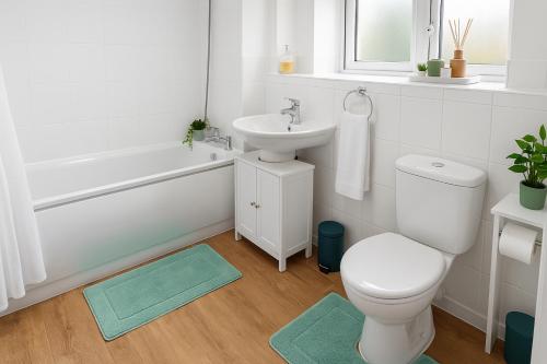 Et badeværelse på Ocean Home stay