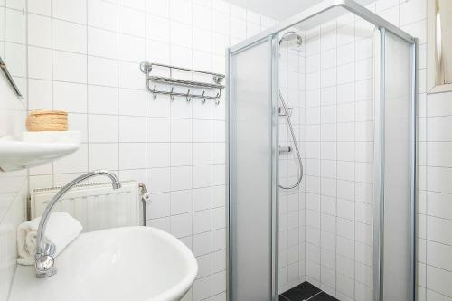 Et badeværelse på 2-person Zeeland Cottage