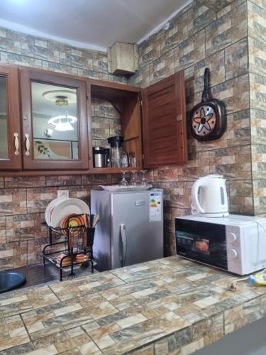 Kuchyň nebo kuchyňský kout v ubytování VIP stay in Yaoundé