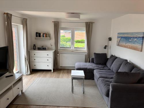 Posezení v ubytování Ferienwohnung Robbe Friedrichskoog