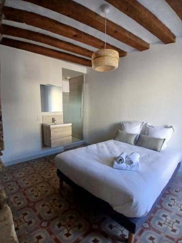 En eller flere senge i et værelse på T3 centre ville 1er étage