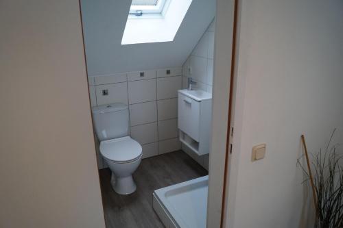 Ένα μπάνιο στο Ambiente Ferienapartments Julienhöhe