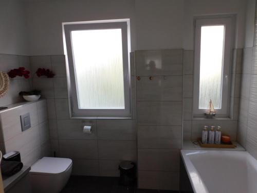 Koupelna v ubytování Aloha Apartman Sopron