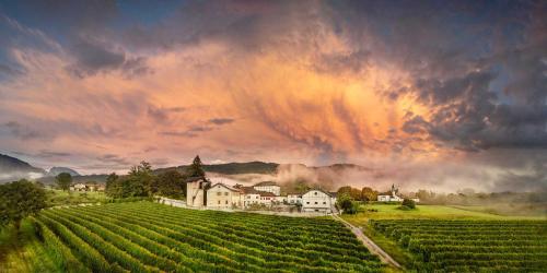 Táj a vidéki vendégház közelében