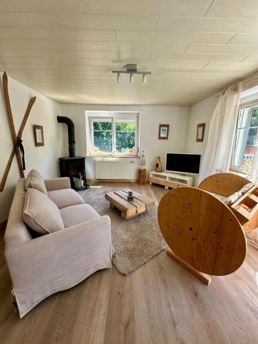 Et tv og/eller underholdning på Gîte le Frêne