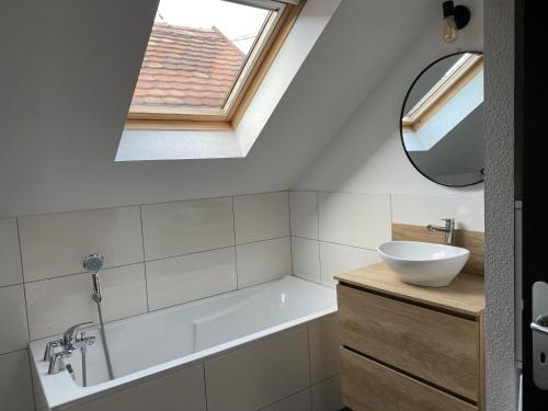 Koupelna v ubytování Appartement atypique lumineux