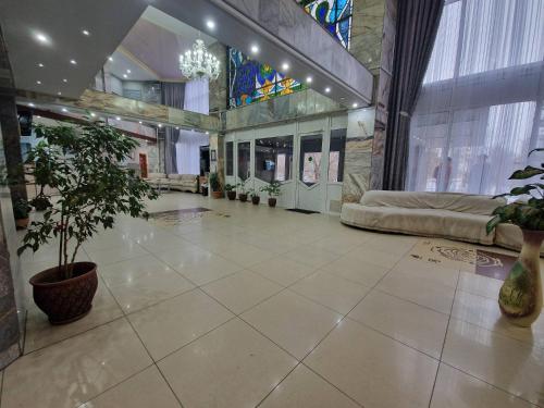 Χώρος καθιστικού στο Гостиница Сарыарка