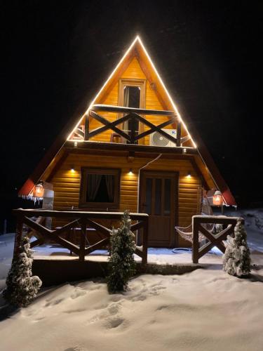 Mountain house Drveni Raj en invierno