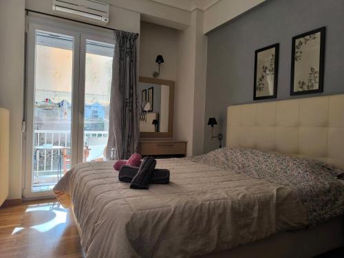 Ένα ή περισσότερα κρεβάτια σε δωμάτιο στο Avantis modern home