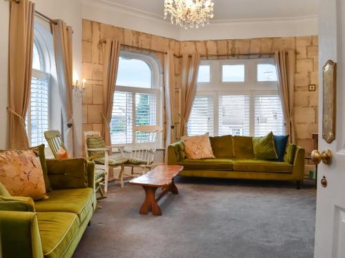 Et opholdsområde på Swanage Beach House