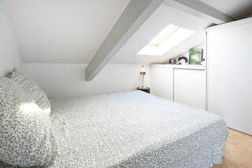 Ένα ή περισσότερα κρεβάτια σε δωμάτιο στο Charmant T2 centre Capbreton