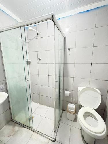 Koupelna v ubytování Quarto privado no centro 103