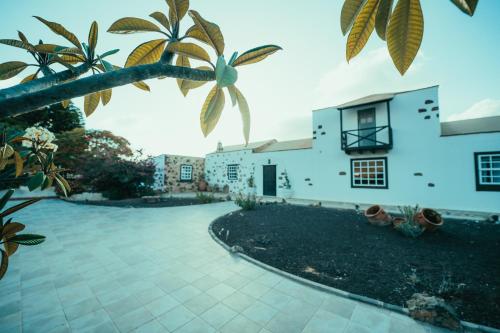 een huis met een palmboom ervoor bij Casa Maida in Tetir